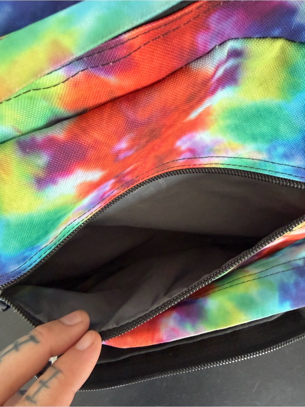 JanSport Tie-Dye Pattern Backpack - Picture 8 of 11